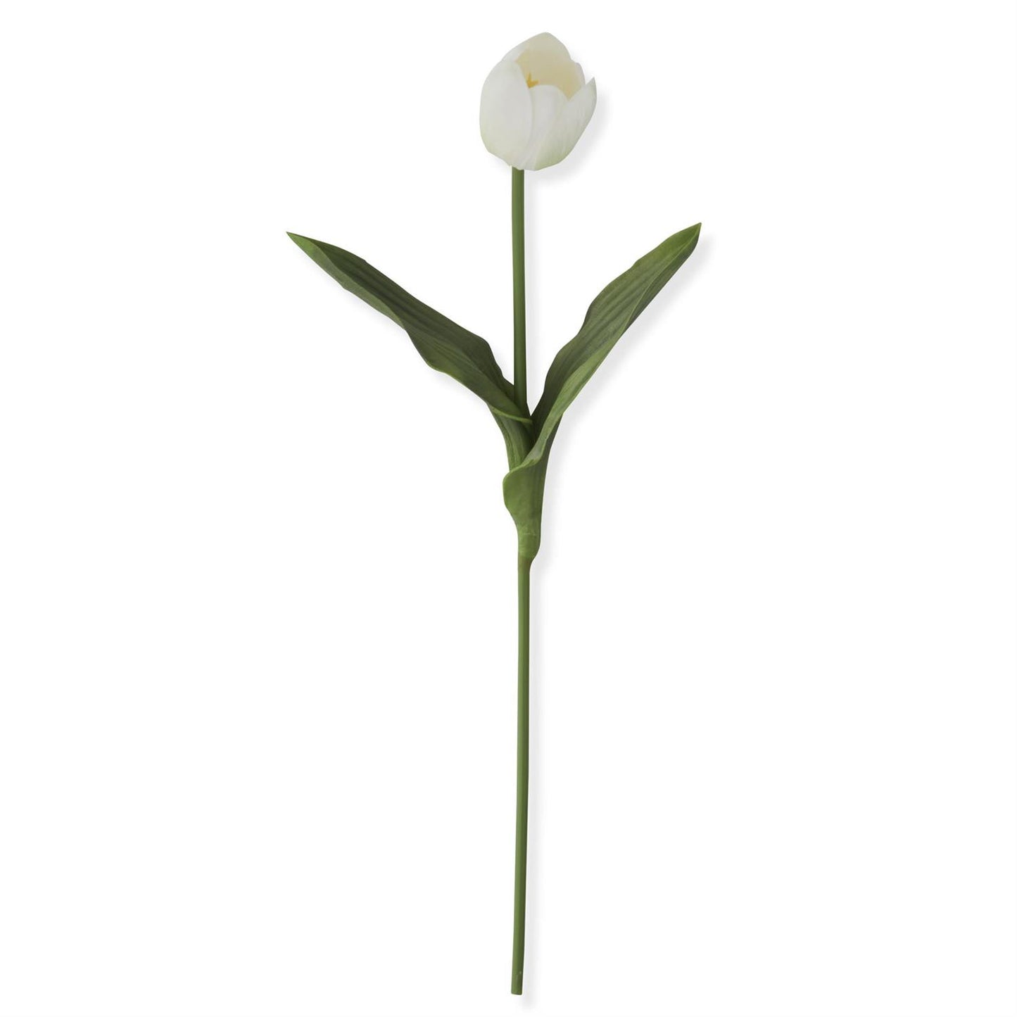 Real Touch Tulip Stem - 18.5", White