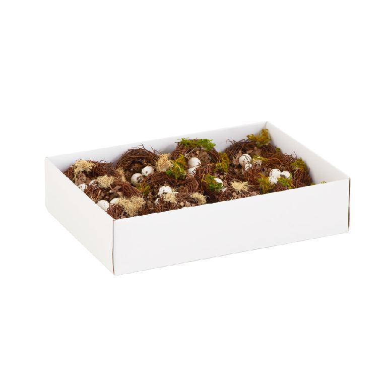 Miniature Nest with Eggs - 2.5"