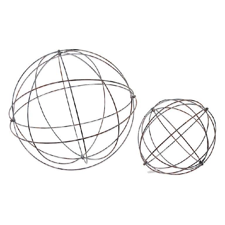 Metal Sphere Orb - 19.25"