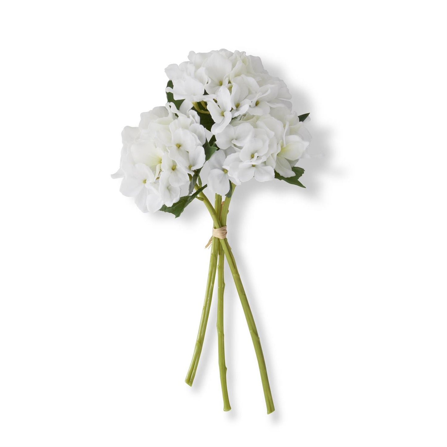 Real Touch Hydrangea Bundle - White, 15"