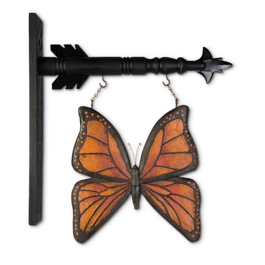 Orange and Black Resin Butterfly Arrow Replacement - 12"