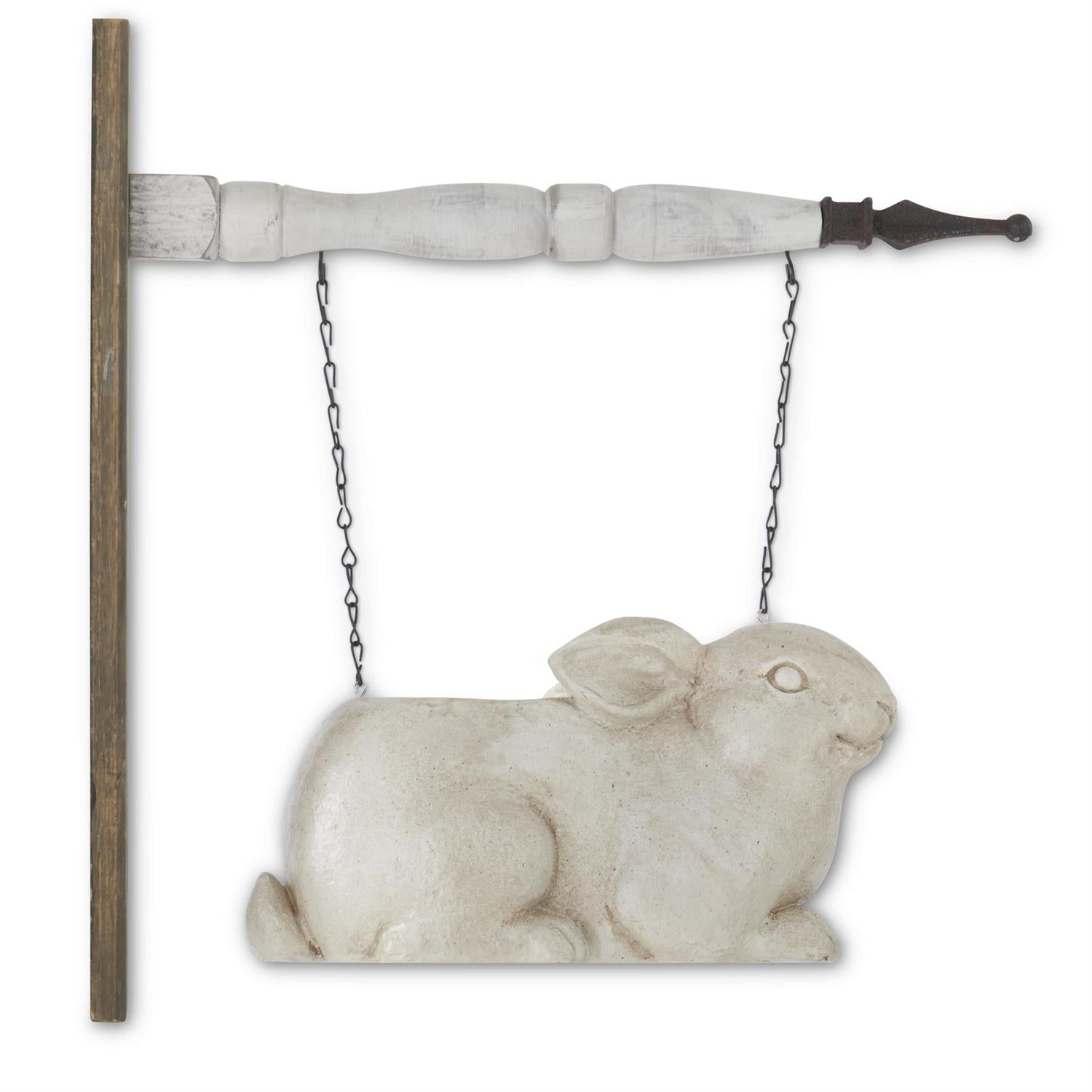 bunny hanging planter 11.5 Inch Tan Faux Stone Resin Rabbit Planter Arrow Replacement