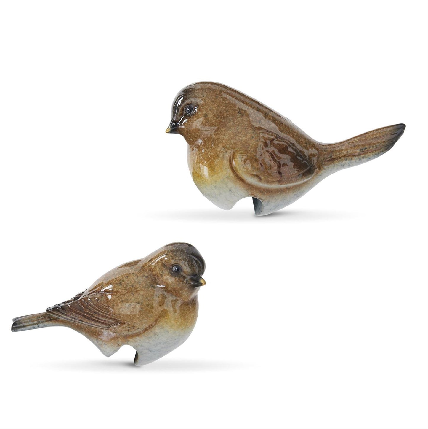 Brown Bird Pot Hanger - 2 Assorted Styles, 3.5"