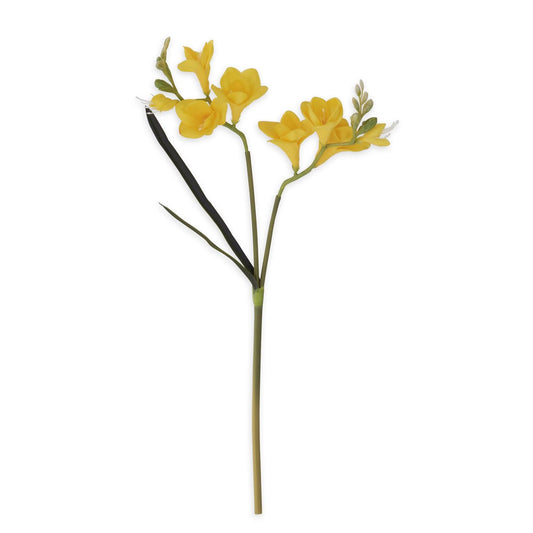Real Touch Freesia Stem, Yellow - 21"