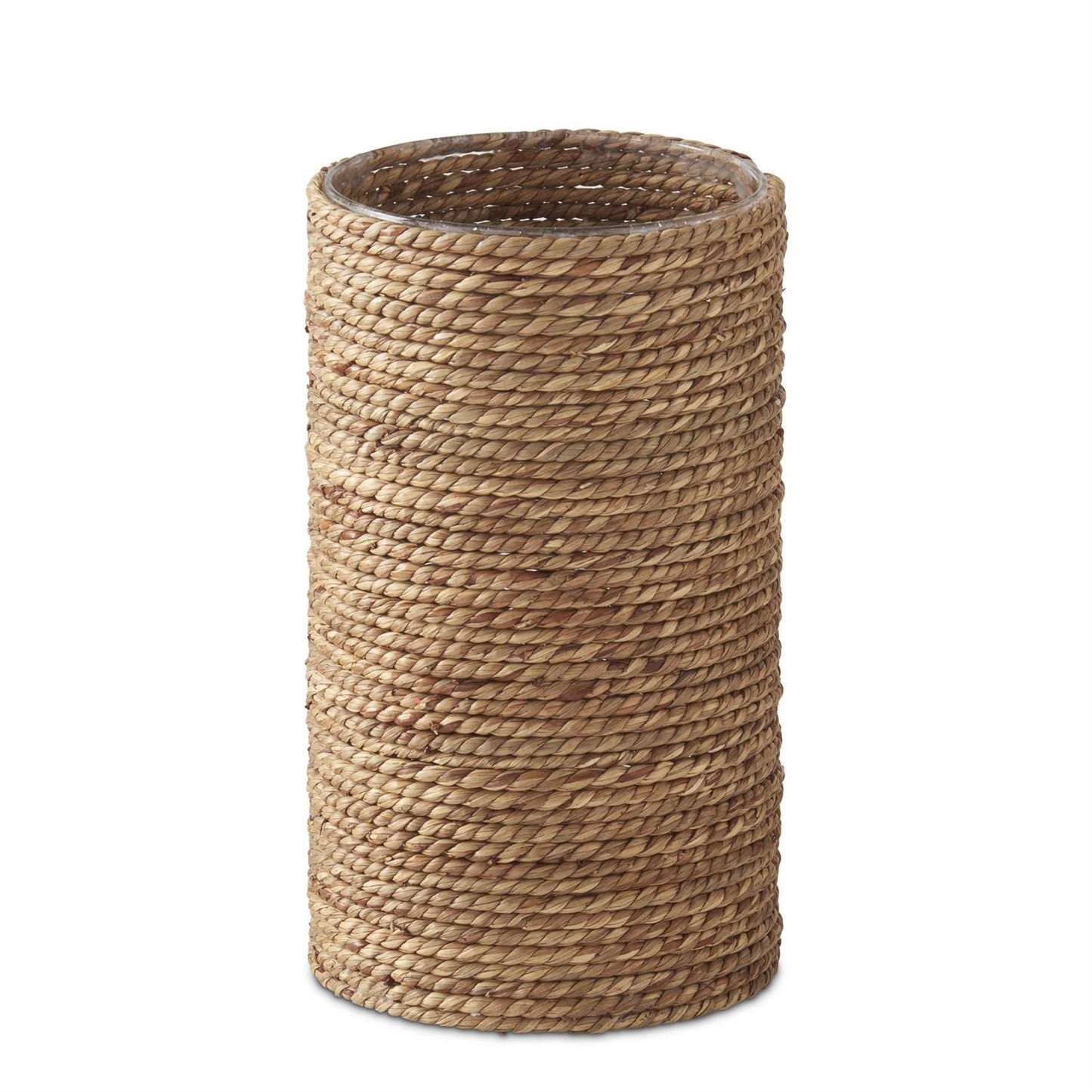 Jute Wrapped Glass Candle Slip Cover - 7.75"
