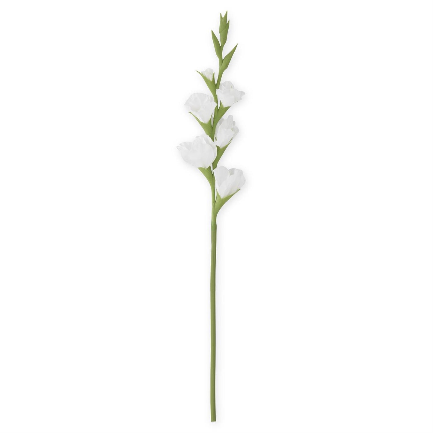 Real Touch Gladiolus - White, 34"