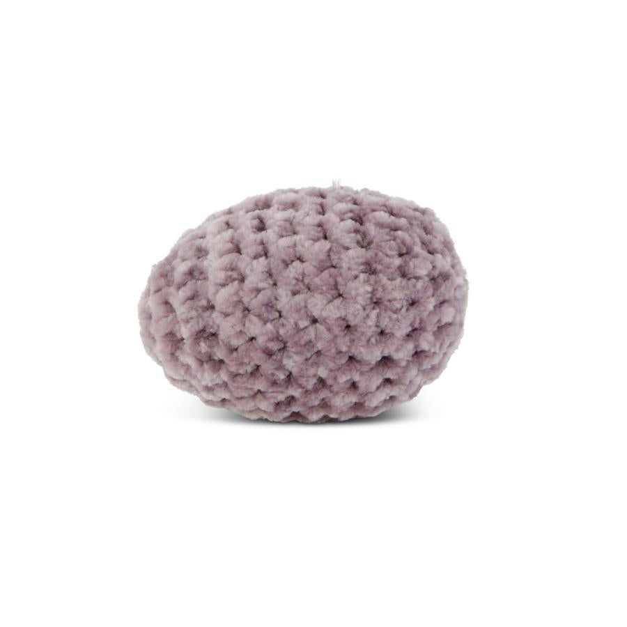 Purple Crochet Easter Egg - 2.5"