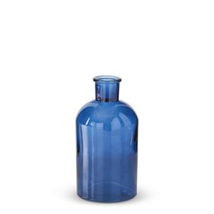 Blue Glass Bottle - 7.75"