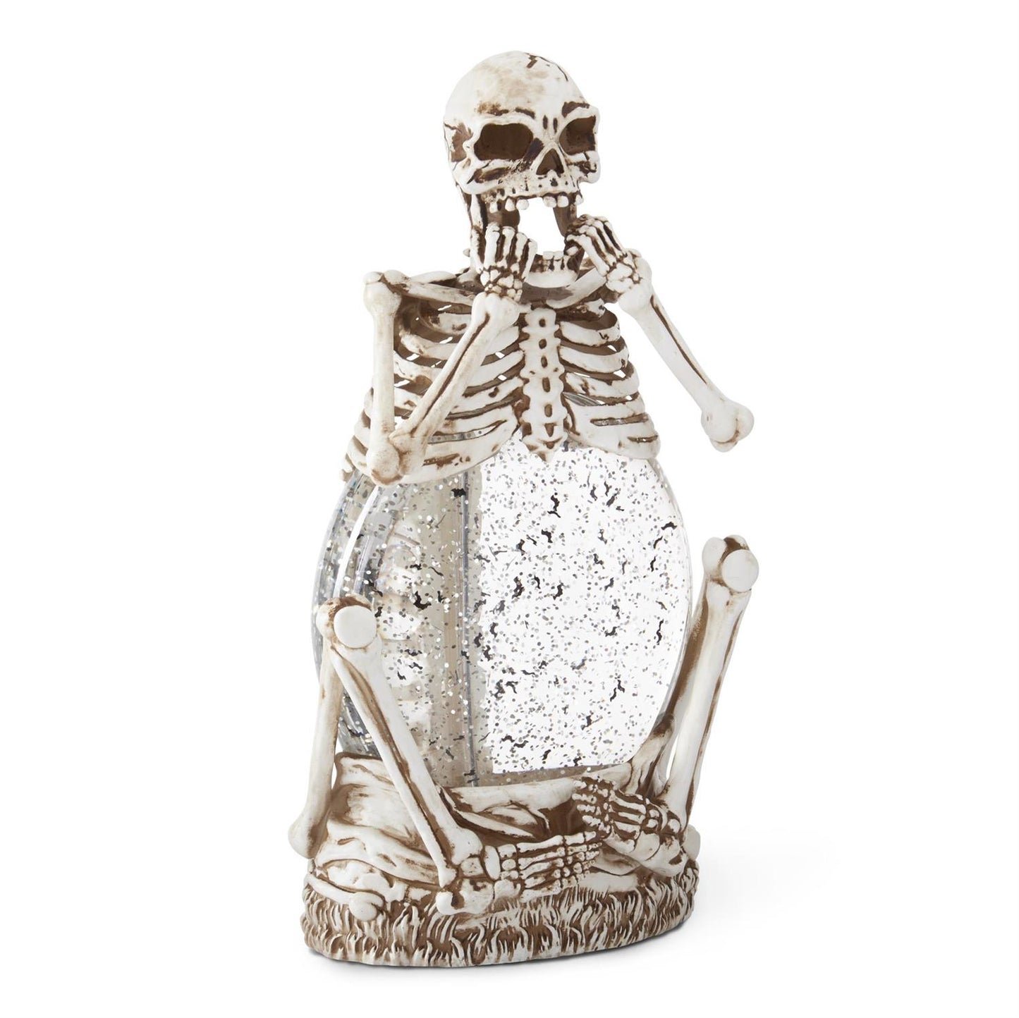 Battery Operated LED Skeleton with Spinning Water - 11.25"