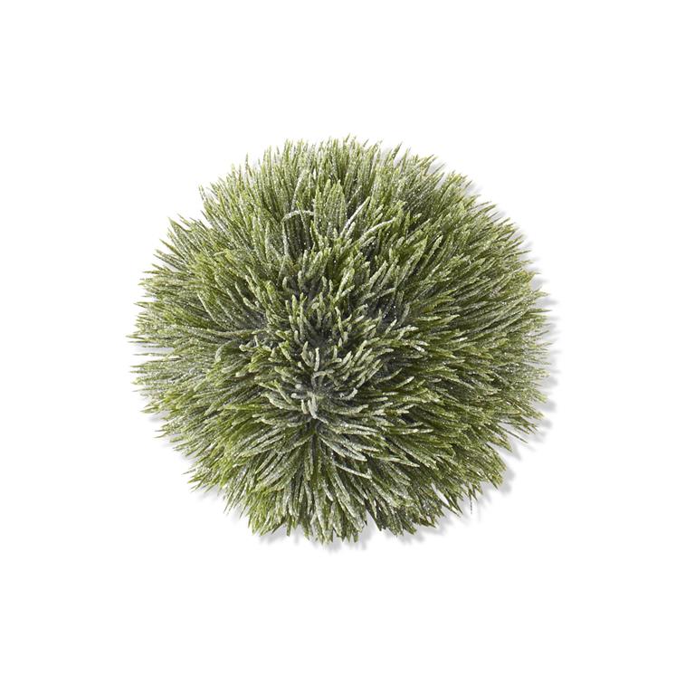 Glittered Snowy Pine Ball - 6.25"