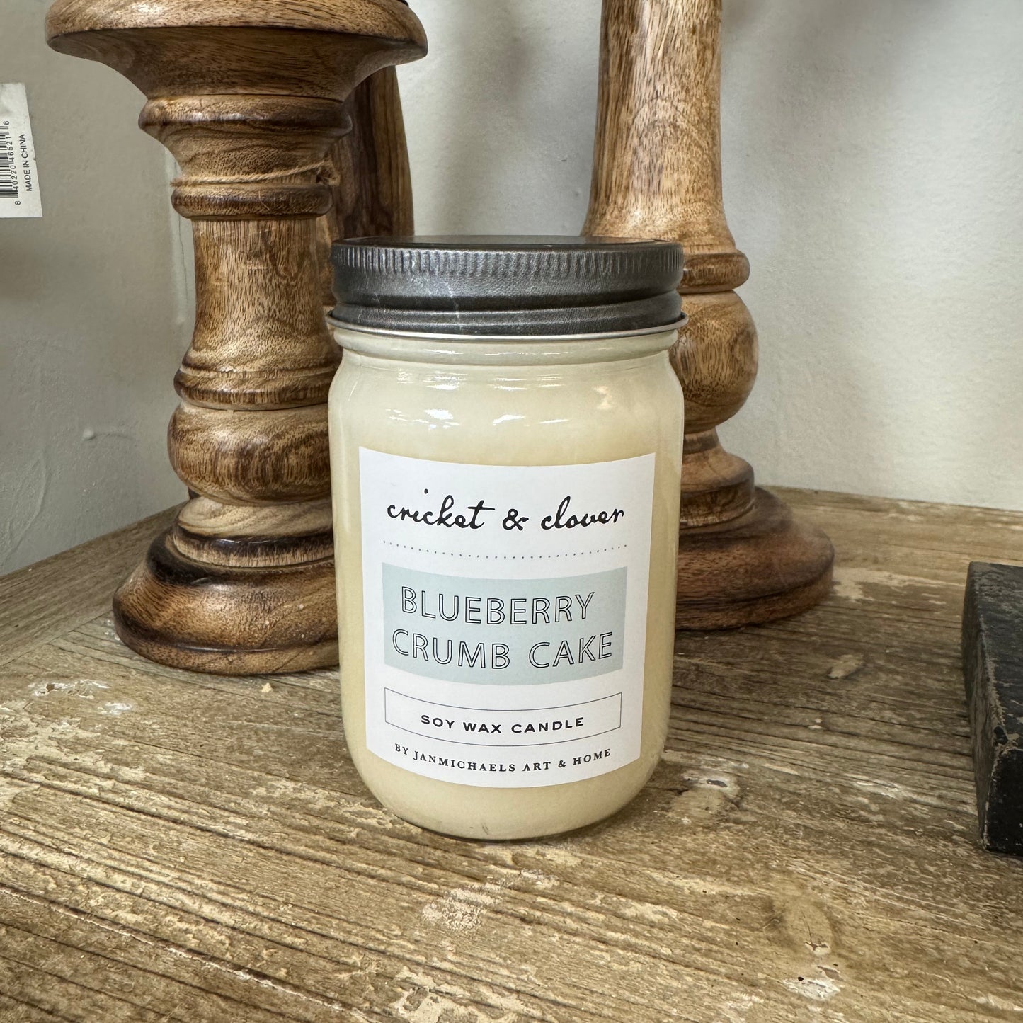 Blueberry Crumb Cake Soy Wax Candle