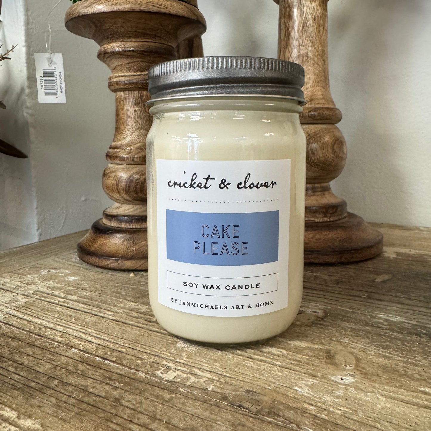 Cake Please Soy Wax Mason Jar Candle