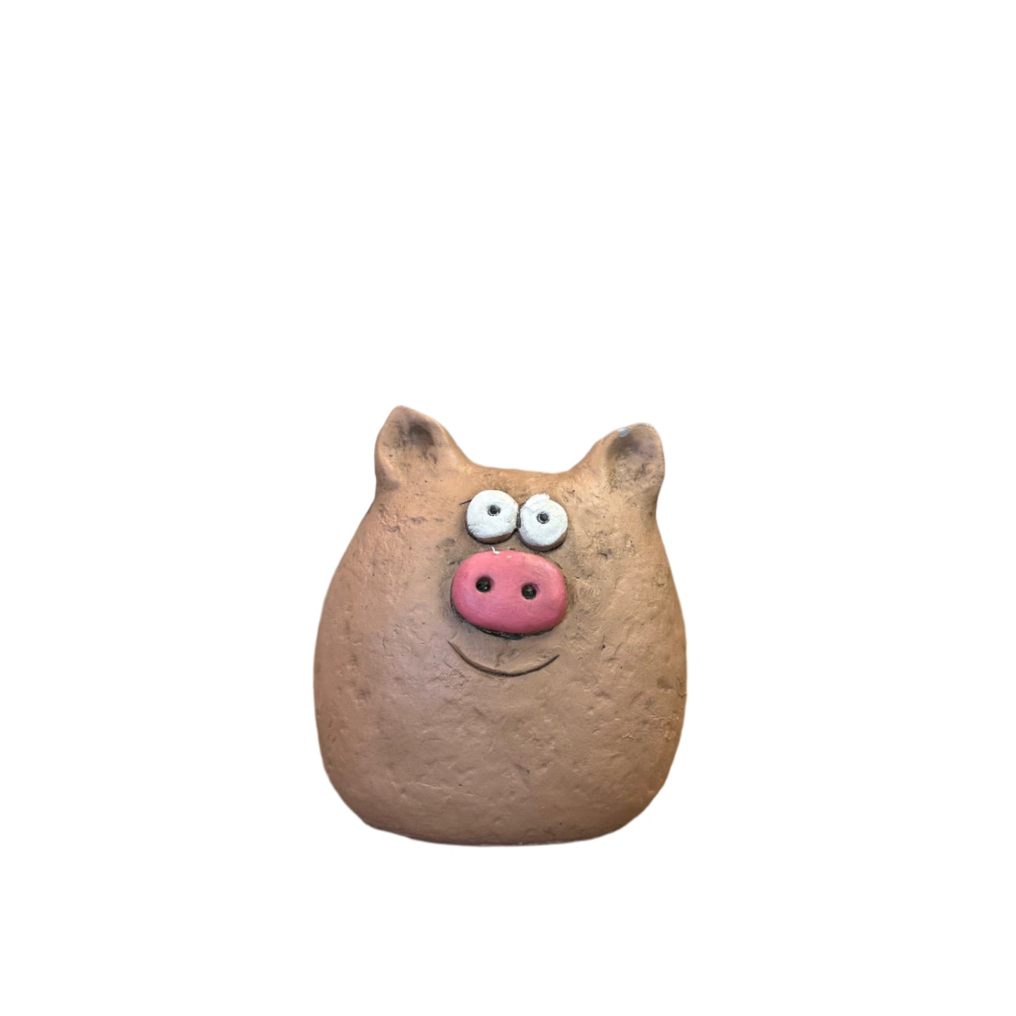 Pink Cement Pig - 4.5"