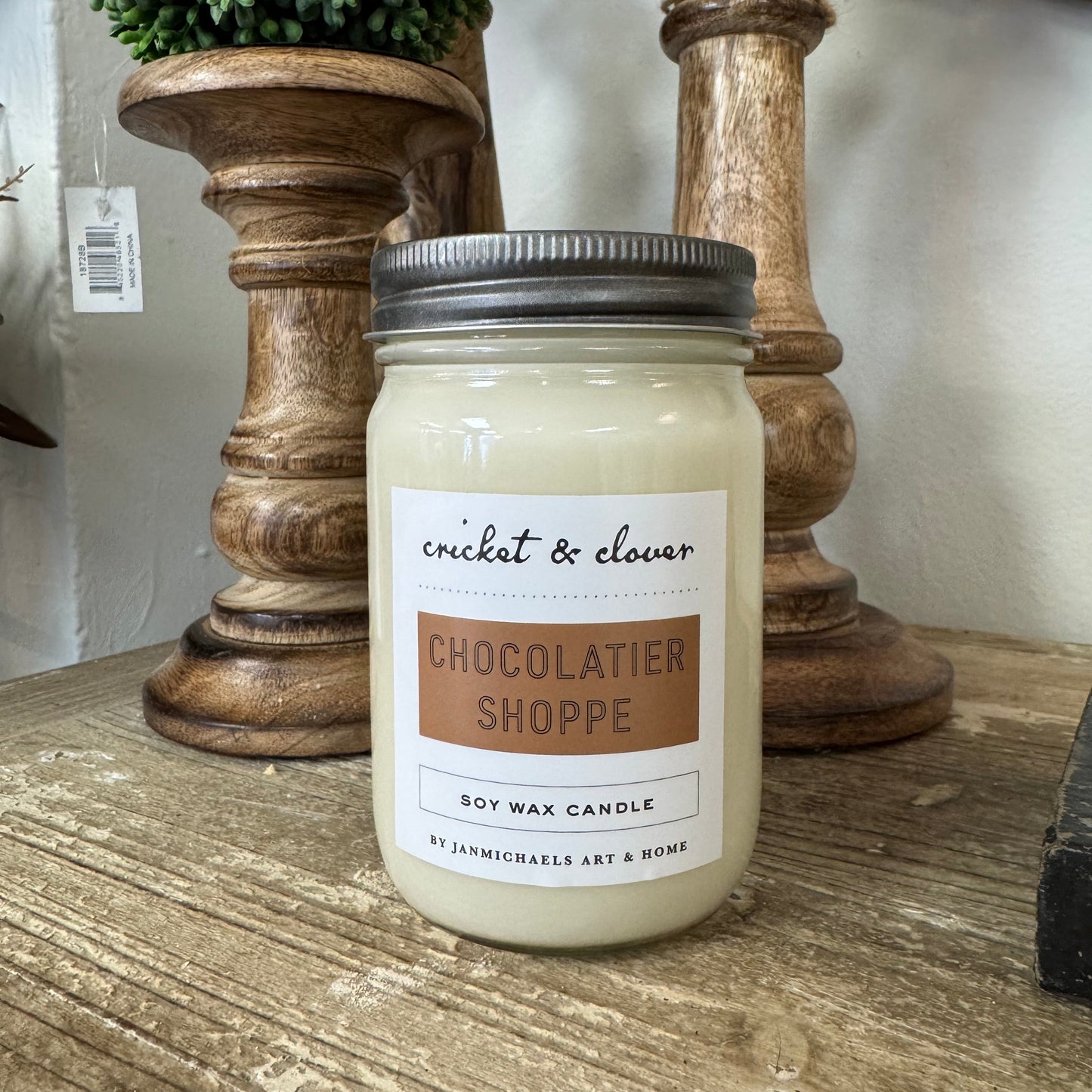 Chocolatier Shoppe Soy Wax Mason Jar Candle