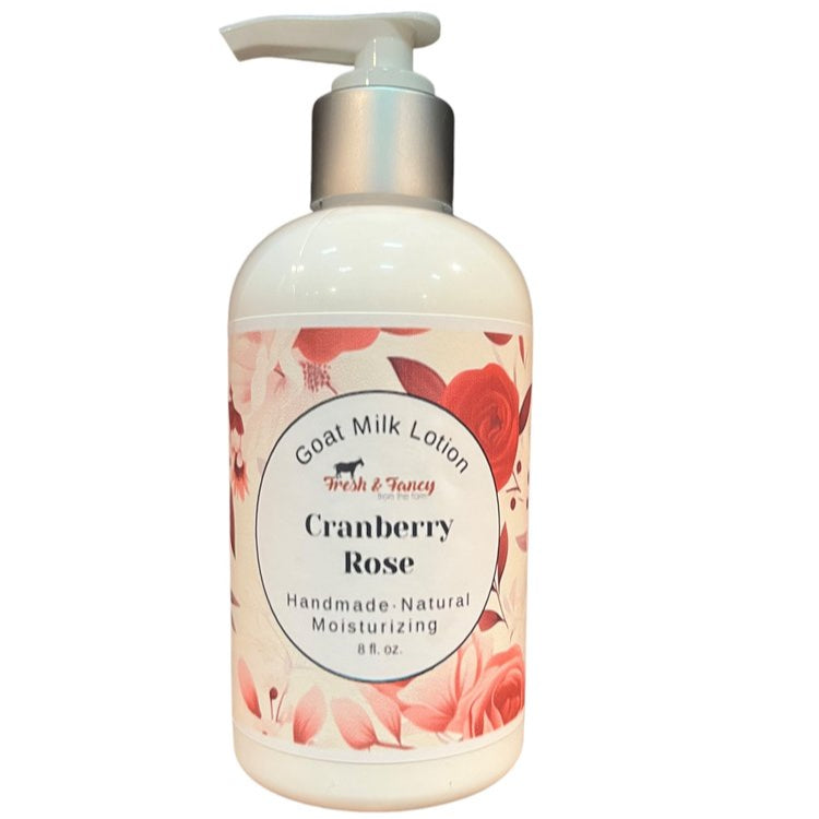 Goat Milk Lotion - Cranberry Rose
