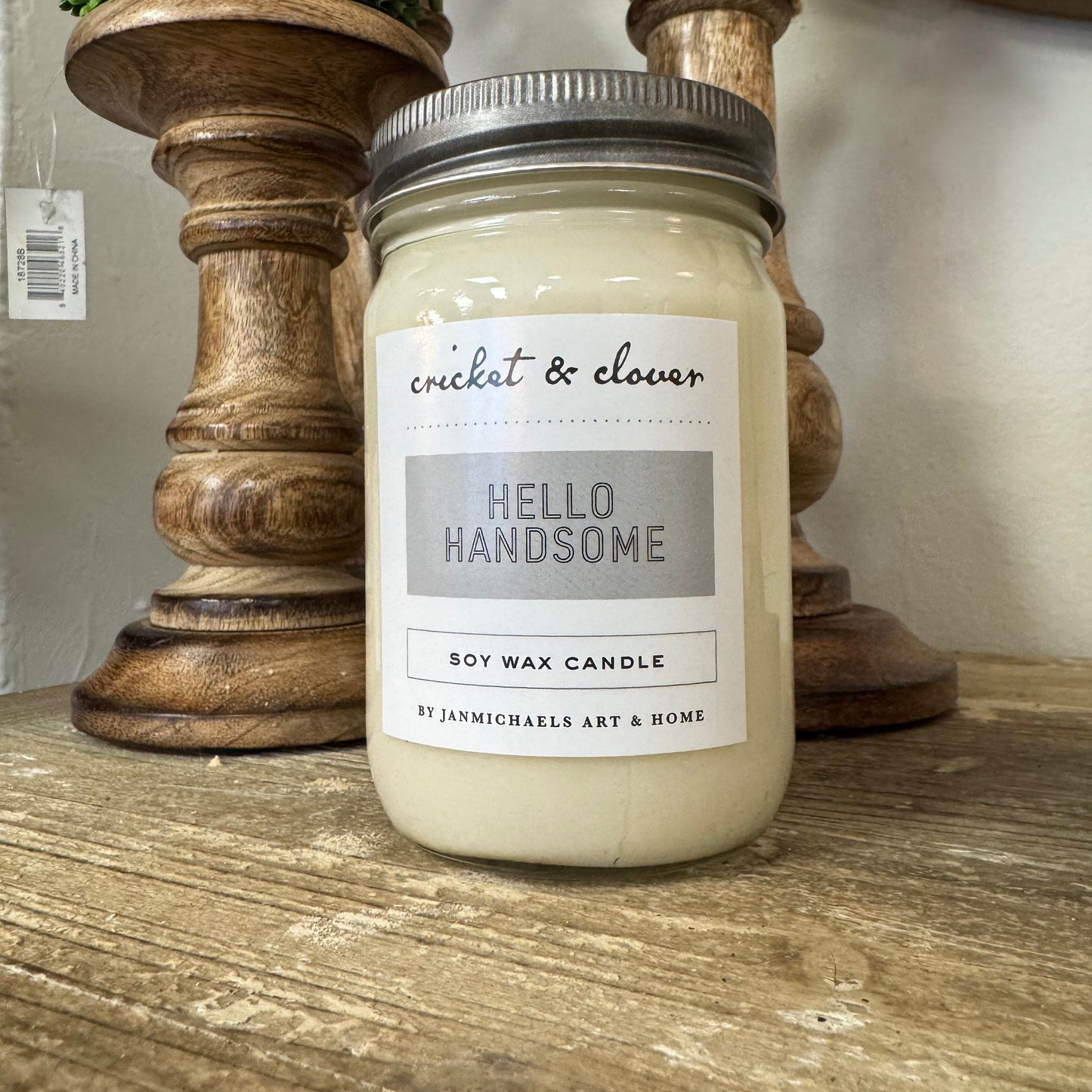 Hello Handsome Soy Wax Mason Jar Candle