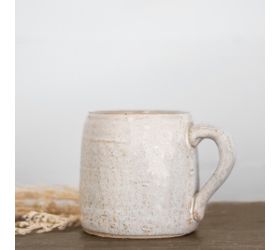 White Ceramic Mug 3.75"
