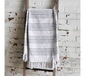 Gray Striped Throw - 48" x 60"