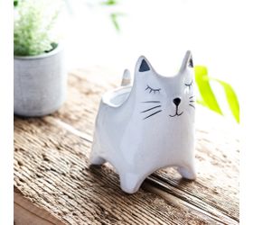 Ceramic Cat Planter - 4.7"