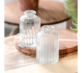 Clear Glass Bottle - Assorted Styles