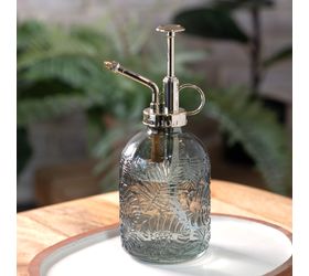 Grey Plant Embossed Mister