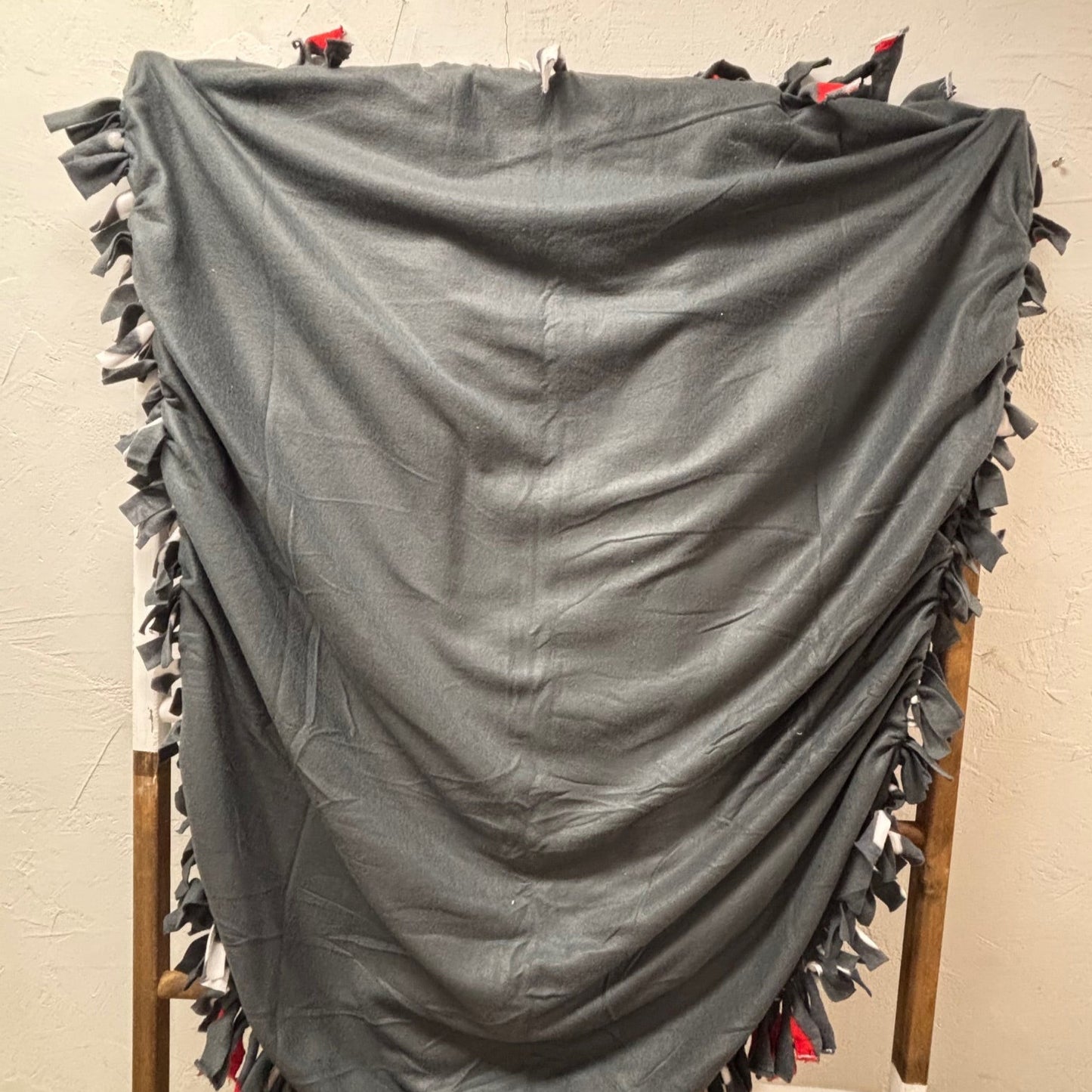 Paw Print Handmade Knotted Blanket - 60"