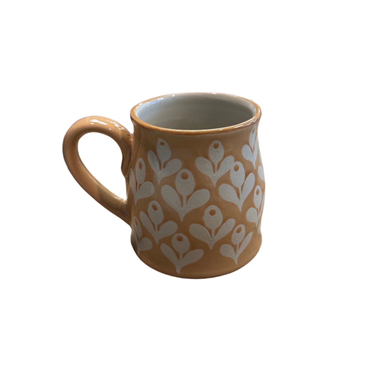 Stoneware Mug - Natural and Peach
