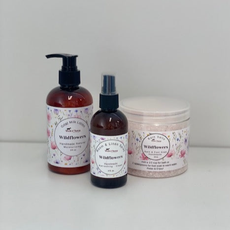 Bath and Foot Soak - Wildflowers, 16oz