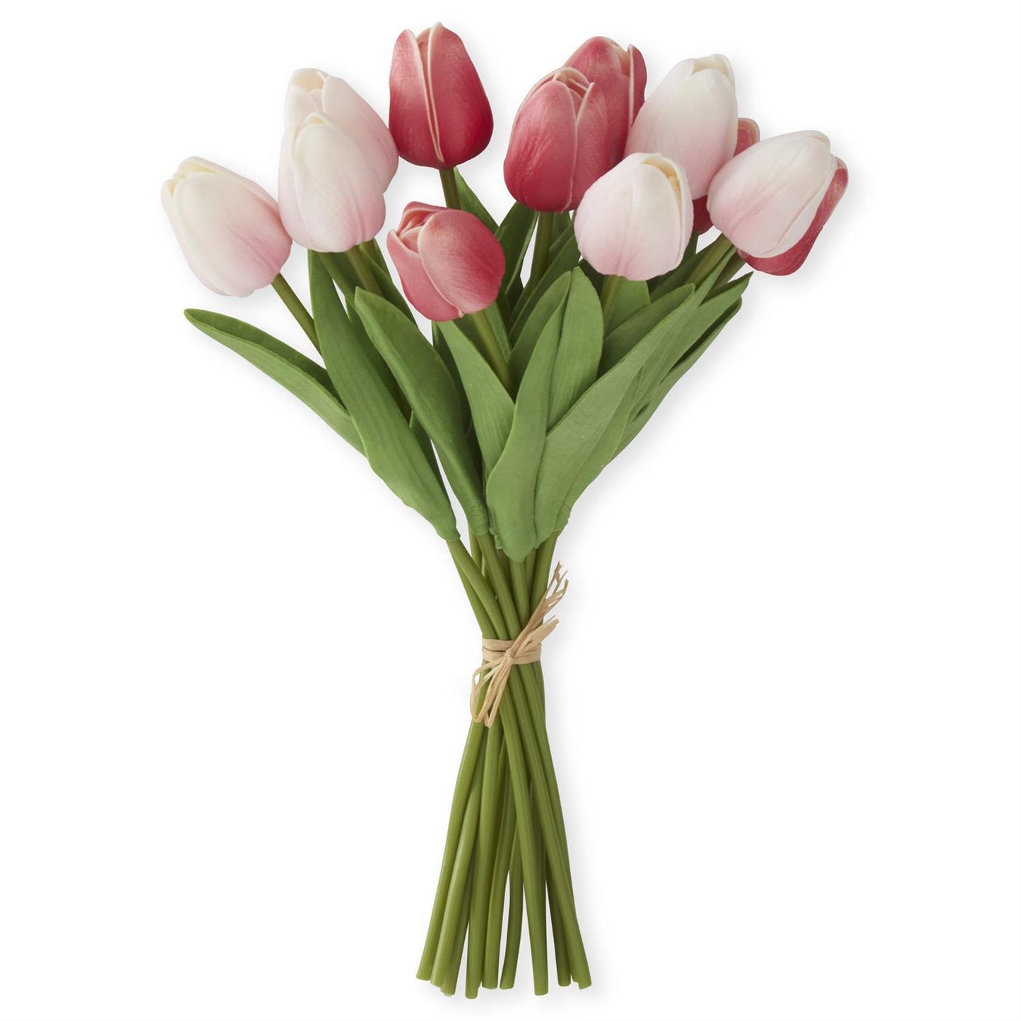 Real Touch Mini Tulip Bundle - 13", Pink/Rose