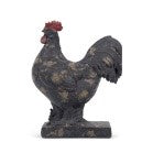 Distressed Black Rooster - 7.5"