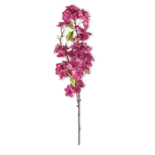 Cherry Blossom Spray - Fuchsia, 19.5"