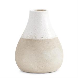 Ceramic Pot with Light Cream Glaze On Top - 6"