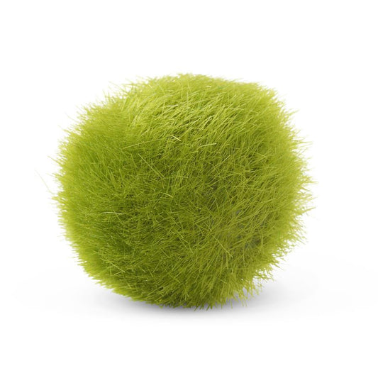 Bag of 12 Fuzzy Moss Balls, Green - 2.5"