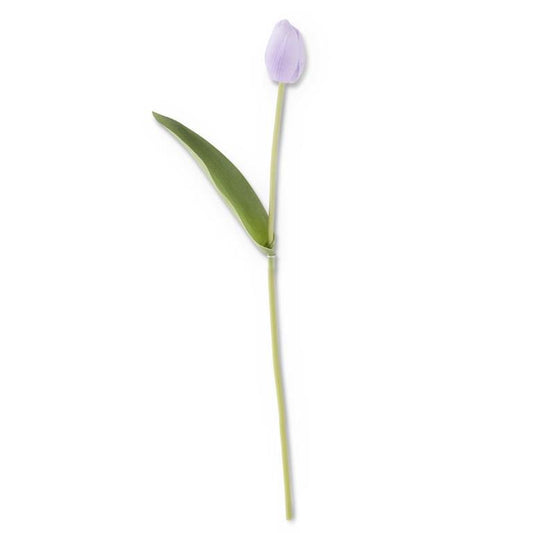 Real Touch Single Tulip Stem - Light Purple, 26.75"
