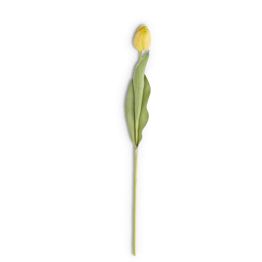 Real Touch Single Tulip Stem - Yellow, 26.75"