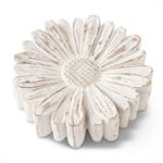 Resin Whitewashed Tabletop Daisy - 7.25"