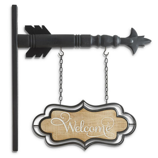 Welcome Double Sided Arrow Replacement - 13"