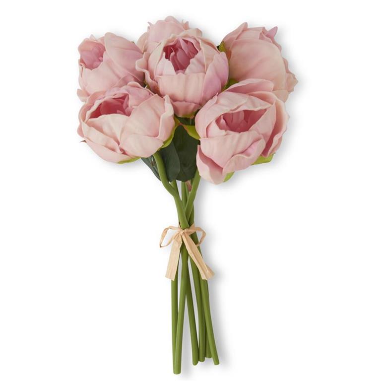 Real Touch Peony Bundle - 6 Stems