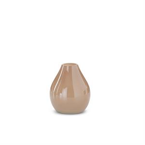 3.5" Beige Glass Vase