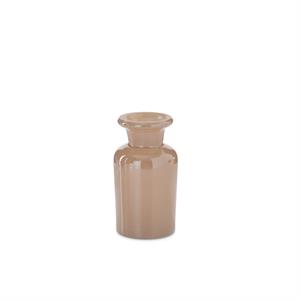 4.25" Beige Glass Vase