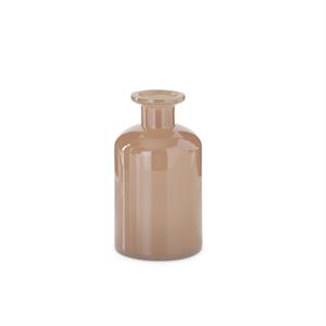 Beige Glass Vase - 5"