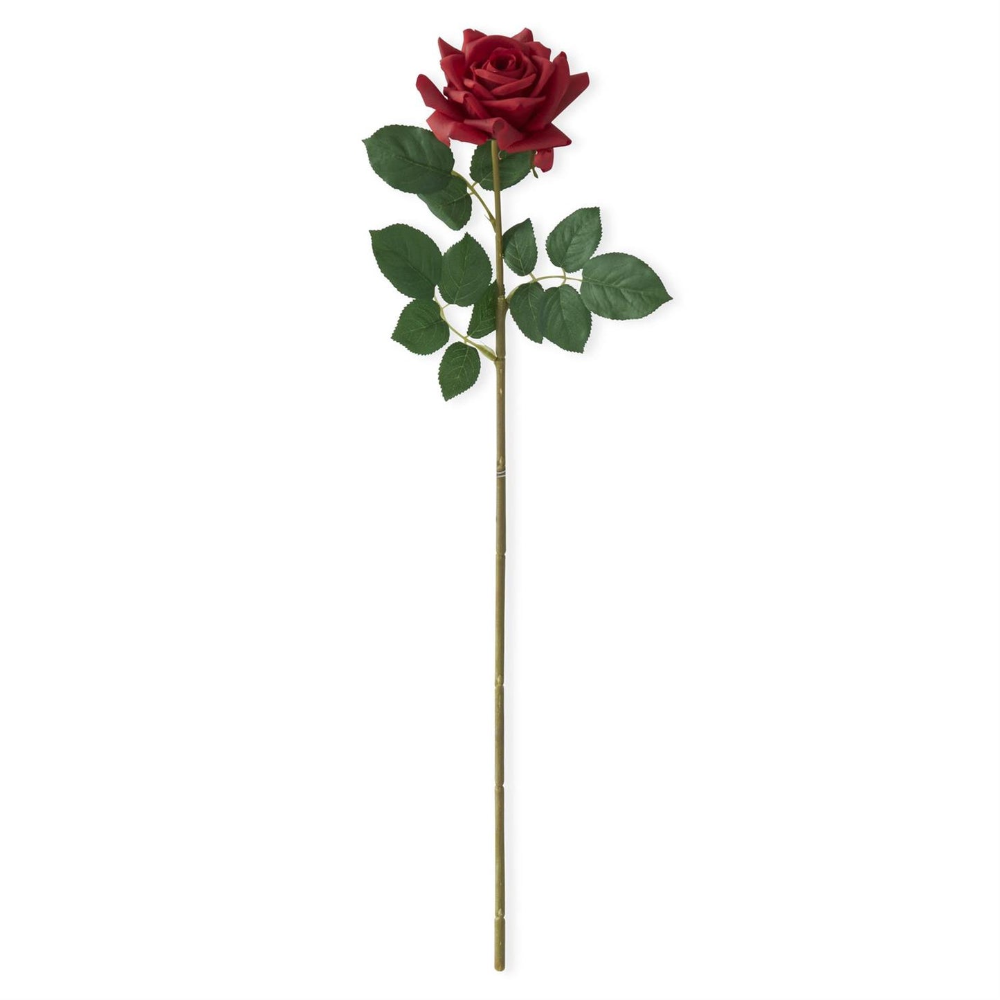 Real Touch Duchess Rose Stem - Red, 25"