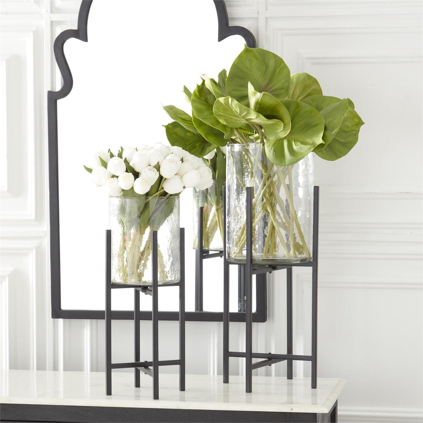 Real Touch Tulip Bundle With 6 Stems - White, 13"