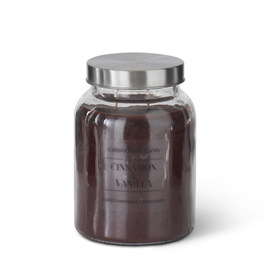 Crosstree Lane Candle - Cinnamon & Vanilla, 24oz