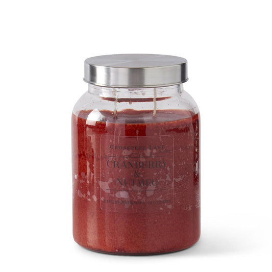 Scented 24 oz Jar Candle - Cranberry & Nutmeg