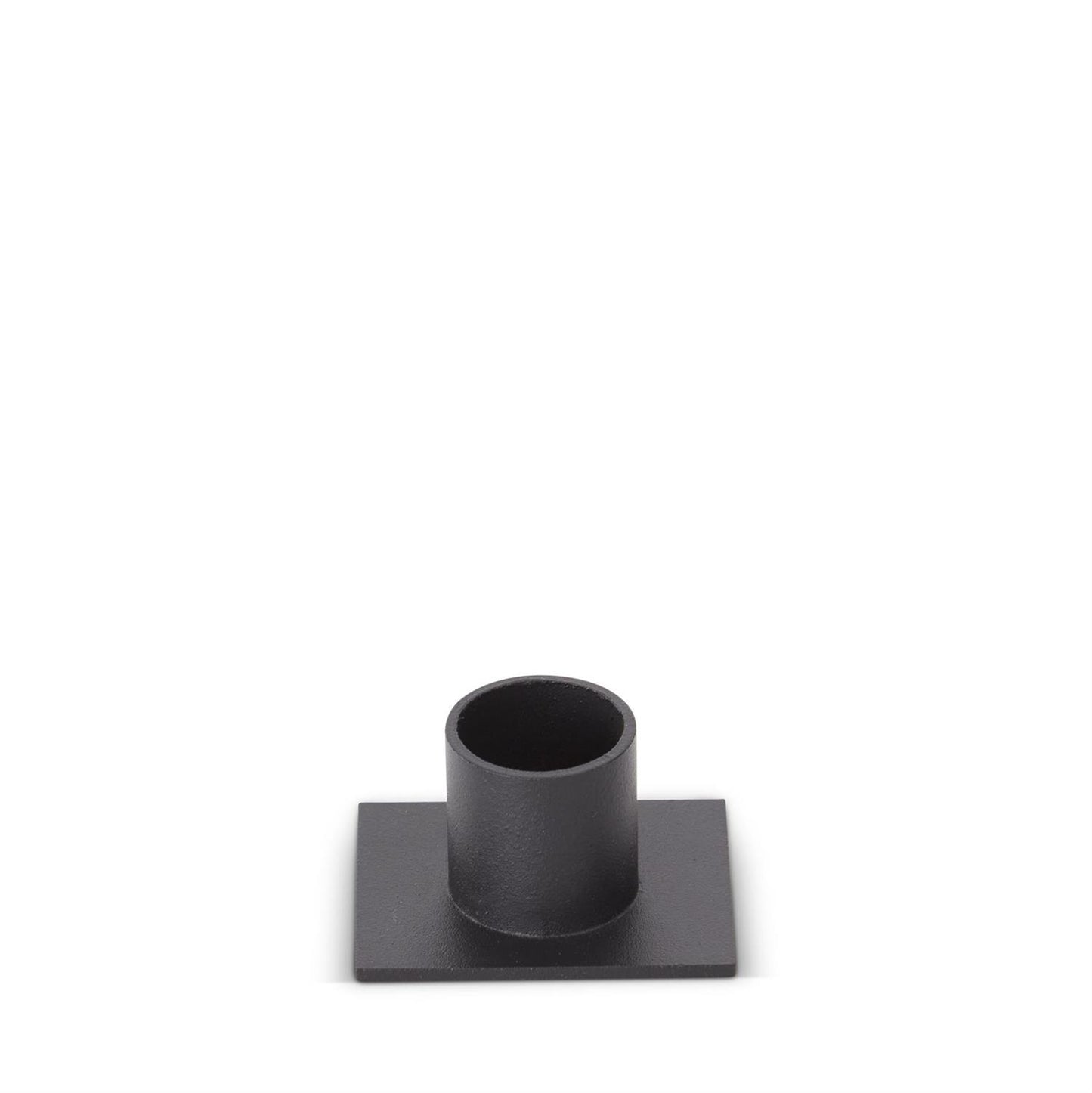 Black Metal Taper Candleholder - 1"