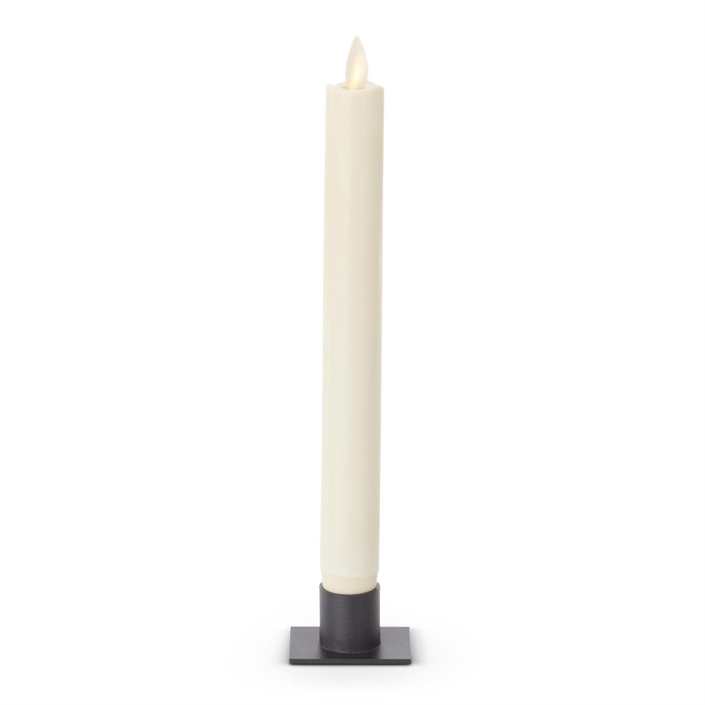 Black Metal Taper Candleholder - 1"