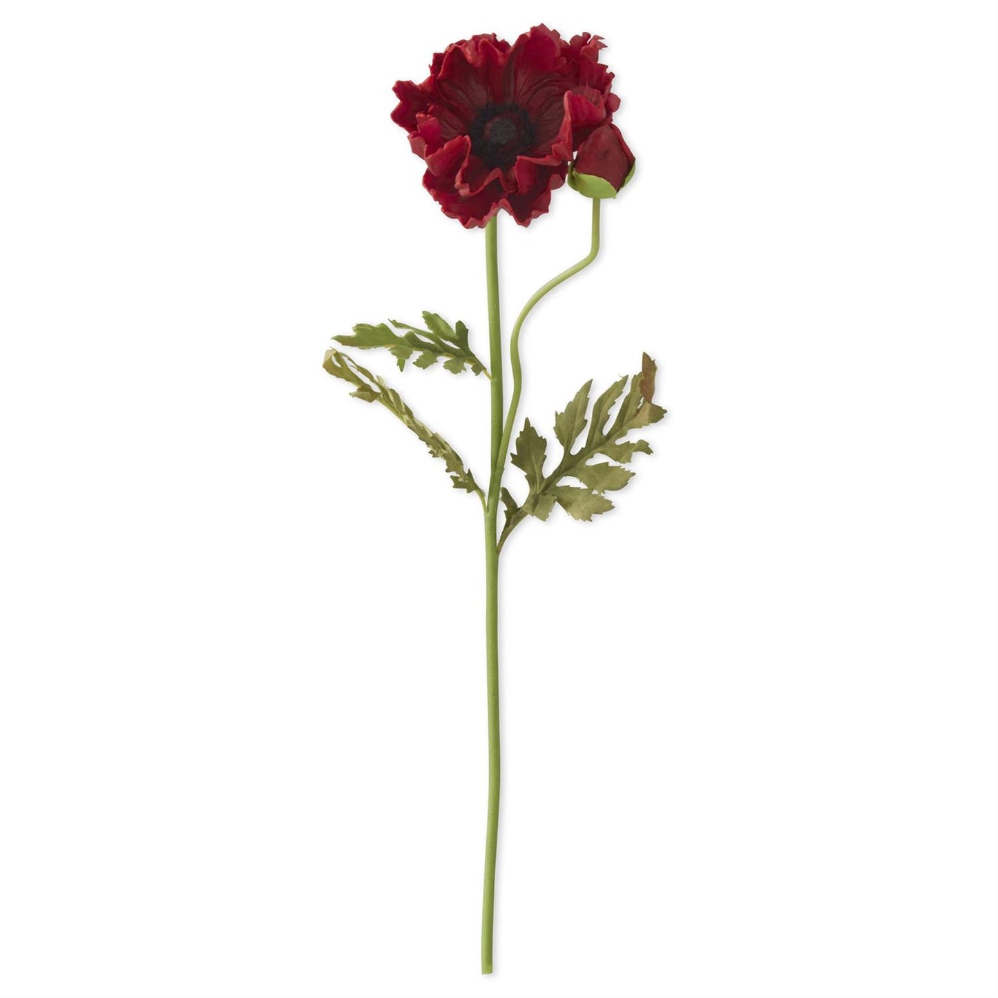 Real Touch Poppy - Red, 25.5"