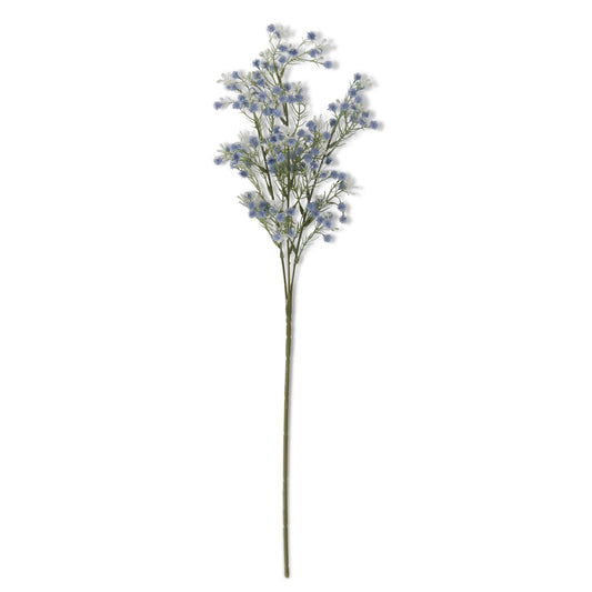 Blue Baby's Breath & White Berry Spray - 26"