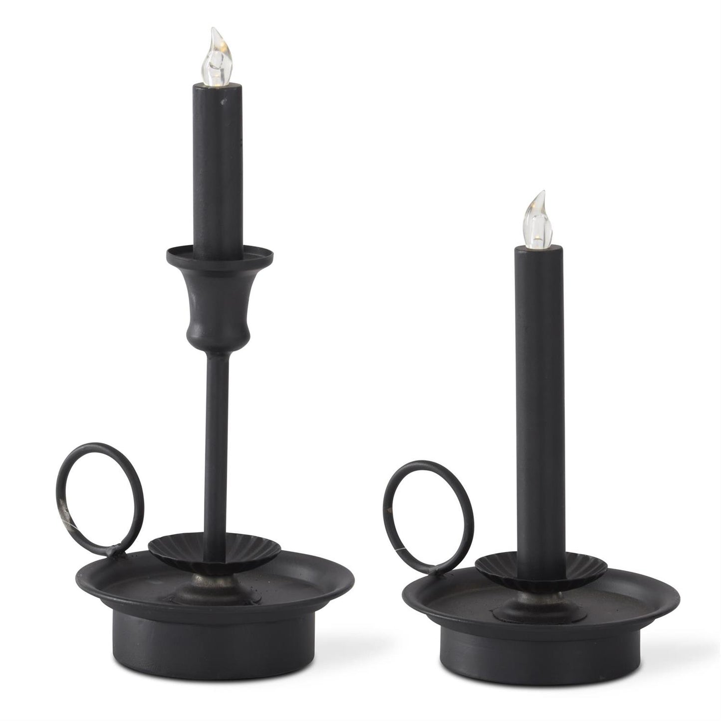 Black Colonial LED Candle - 11.25"